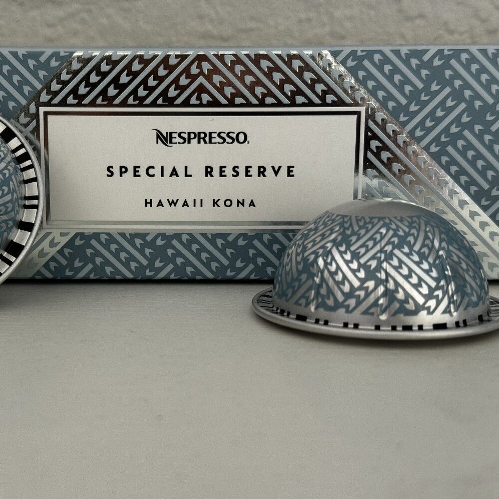 Nespresso Vertuo 2025 HAWAII KONA SPECIAL RESERVE Limited Edition 1 sleeve